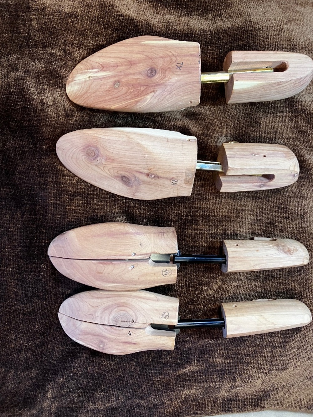 Two Men's Size XL-2XL Cedar Shoe Trees (Rochester & Allen Edmonds). Size 10.5-14